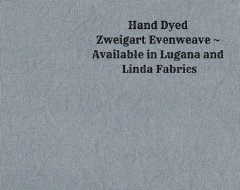 Moonlight Bay Evenweave (LG/LND-111) Hand Dyed Zweigart Cross Stitch Fabric from Vintage NeedleArts ~ available in Lugana and Linda fabrics