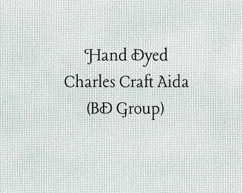 Beach Glass Aida (CC-BDA-21) ~ Hand Dyed Charles Craft Cross Stitch Fabric