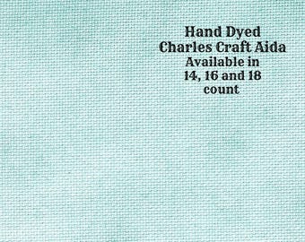 Bahama Mama Aida (CC-BDA-58) ~ Hand Dyed DMC/Charles Craft Cross Stitch Fabric from Vintage NeedleArts