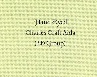Jiminy Cricket Aida (CC-BDA-84) ~ Hand Dyed Charles Craft Cross Stitch Fabric