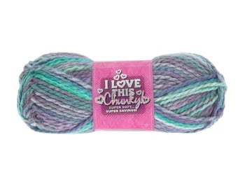 I Love This Chunky Print Yarn (Herb Garden)