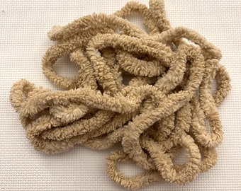 Caramel Creme Petite Chenille Trim (PC-61) by Vintage NeedleArts ~ hand dyed 2 continuous yards