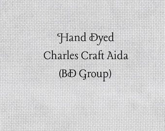 Silvery Star Aida (CC-BDA-30) ~ Hand Dyed Charles Craft Cross Stitch Fabric