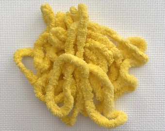 Tweety Bird Yellow Petite Chenille Trim (PC-55) by Vintage NeedleArts ~ hand dyed 2 continuous yards