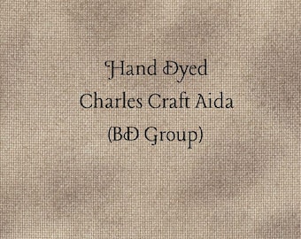 Nantucket Prim Aida (CC-BDA-22-18-PT) ~ Hand Dyed Charles Craft Cross Stitch Fabric