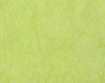 Gremlin Hand-dyed Lugana Evenweave from Vintage NeedleArts cross stitch fabric cloth bright lime green neon green