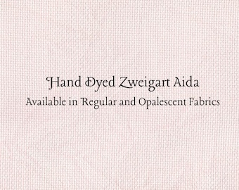 Angel Aida (Z-DDA-45) Hand Dyed Zweigart Cross Stitch Fabric