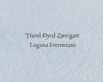 Gathering Storm Lugana Evenweave (LG-98) Hand Dyed Zweigart Cross Stitch Fabric
