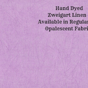 Orchid Linen (LN-85) ~ Hand Dyed Zweigart Cross Stitch Fabric from Vintage NeedleArts - available in regular and opalescent linen