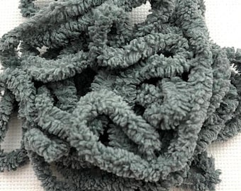 Nantucket Green Petite Chenille Trim (PC-64) by Vintage NeedleArts ~ hand dyed 2 continuous yards