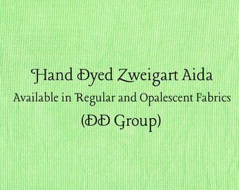 Shamrock Aida (Z-DDA-52) Hand Dyed Zweigart Cross Stitch Fabric