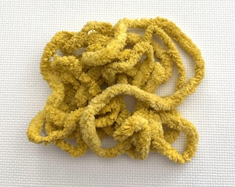 Saffron Petite Chenille Trim (PC-54) by Vintage NeedleArts ~ hand dyed 2 continuous yards