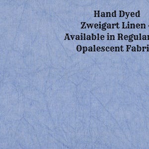Galaxy Blue Linen (LN-77) ~ Hand Dyed Zweigart Cross Stitch Fabric from Vintage NeedleArts - available in regular and opalescent linen