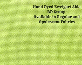 Gremlin Aida (Z-BDA-27) Hand Dyed Zweigart Cross Stitch Fabric
