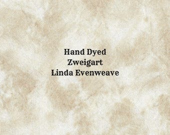 Buckwheat Linda Evenweave (LND-22-89-PT) Hand Dyed Zweigart Cross Stitch Fabric