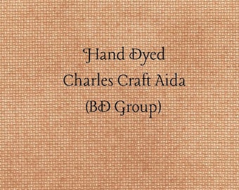 Sweet Potato Aida (CC-BDA-20) ~ Hand Dyed Charles Craft Cross Stitch Fabric