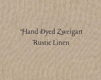 Portobello Rustic Linen (FLN-101) ~ Hand Dyed Zweigart Cross Stitch Fabric