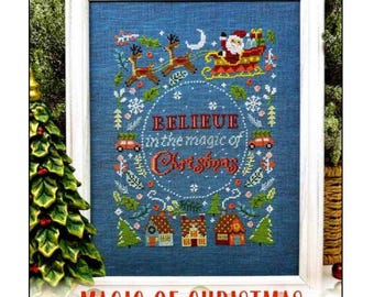 PAPER Cross Stitch Chart - Magic of Christmas by Tiny Modernist