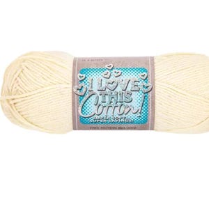 I Love This Cotton! Yarn - Bright Citrus #100 3.5oz 180yds Medium Weight