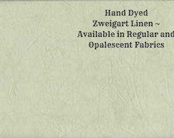Milkweed Linen (LN-68) ~ Hand Dyed Zweigart Cross Stitch Fabric from Vintage NeedleArts - available in regular and opalescent linen