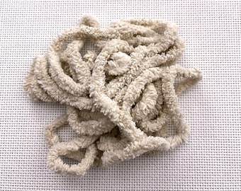 Oyster Beige Petite Chenille Trim (PC-14) by Vintage NeedleArts ~ hand dyed 2 continuous yards