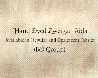 Toffee Aida (Z-BDA-56-81) Hand Dyed Zweigart Cross Stitch Fabric