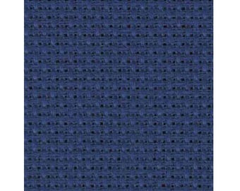 Navy Zweigart Aida Fabric – 14/16/18 Counted Cross Stitch Fat Quarter