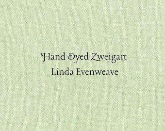 Sweet Grass Linda Evenweave (LND-12) Hand Dyed Zweigart Cross Stitch Fabric