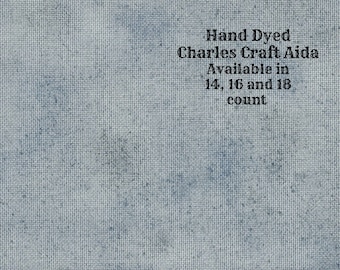 Nantucket Sound Aida (CC-BDA-64-26-PT) ~ Hand Dyed Dmc/Charles Craft Cross Stitch Fabric from Vintage NeedleArts