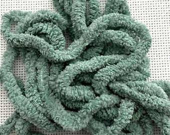 Spruce Petite Chenille Trim (PC-63) by Vintage NeedleArts ~ hand dyed 2 continuous yards