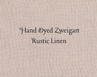 Vintage Rose Rustic Linen (FLN-60) ~ Hand Dyed Zweigart Cross Stitch Fabric