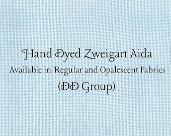 Summer Sky Aida (Z-DDA-88) Hand Dyed Zweigart Cross Stitch Fabric