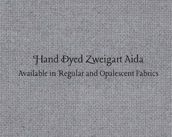 Black Magic Aida (Z-BDA-31) Hand Dyed Zweigart Cross Stitch Fabric