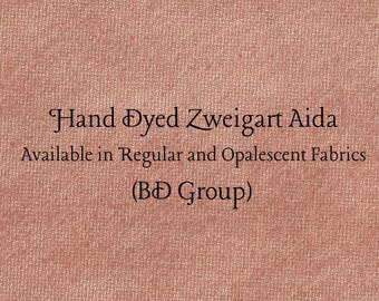 Copper Penny Aida (Z-BDA-110) Hand Dyed Zweigart Cross Stitch Fabric