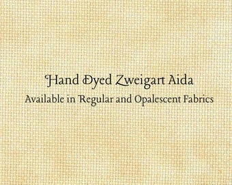 Sunflower Aida (Z-BDA-78) Hand Dyed Zweigart Cross Stitch Fabric