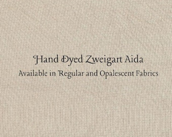 Walnut Aida (Z-DDA-18) Hand Dyed Zweigart Cross Stitch Fabric