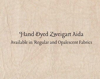 Nutmeg Aida (Z-DDA-44) Hand Dyed Zweigart Cross Stitch Fabric