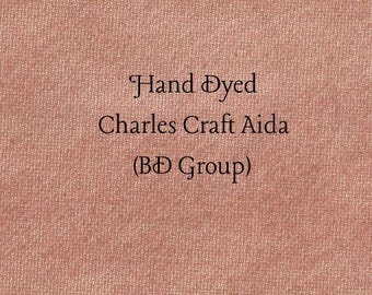 Copper Penny Aida (CC-BDA-110) ~ Hand Dyed Charles Craft Cross Stitch Fabric