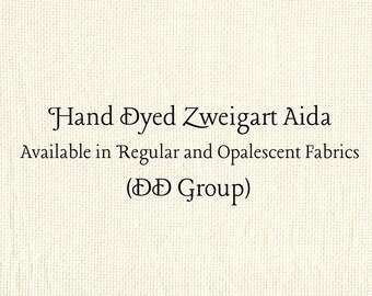 Vanilla Aida (Z-DDA-90) Hand Dyed Zweigart Cross Stitch Fabric