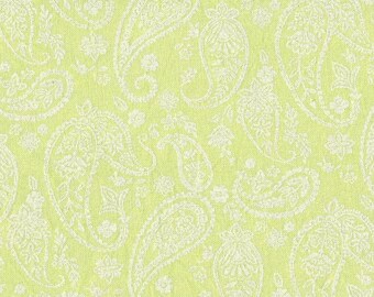 FAT QUARTER ~ Paisley Cotton (Gremlin) ~ Hand Dyed Fabric from Vintage NeedleArts 18x22 inches