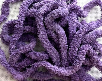 Orchid Petite Chenille Trim (PC-85) by Vintage NeedleArts ~ hand dyed 2 continuous yards