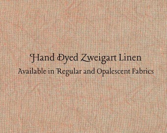 Copper Penny Linen (LN-110) ~ Hand Dyed Zweigart Cross Stitch Fabric