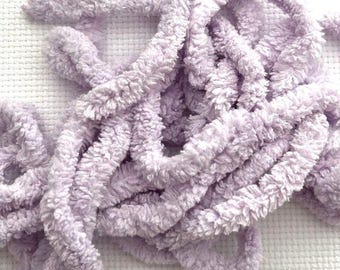 Violet Frost Petite Chenille Trim (PC-28) by Vintage NeedleArts ~ hand dyed 2 continuous yards