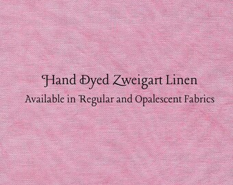 Watermelon Linen (LN-94) ~ Hand Dyed Zweigart Cross Stitch Fabric