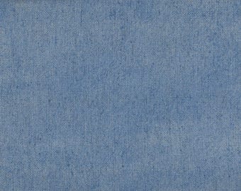 SHORT CUT - Liberty Blue (BD) Hand Dyed Rustic Aida Cross Stitch Fabric from Vintage NeedleArts