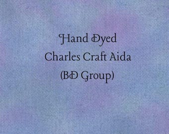 Berry Blast Aida (CC-BDA-15-29-77-PT) ~ Hand Dyed Charles Craft Cross Stitch Fabric