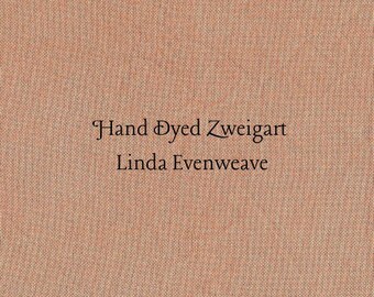 Copper Penny Linda Evenweave (LND-110) Hand Dyed Zweigart Cross Stitch Fabric