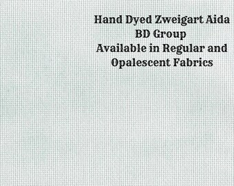 Beach Glass Aida (Z-BDA-21) Hand Dyed Zweigart Cross Stitch Fabric