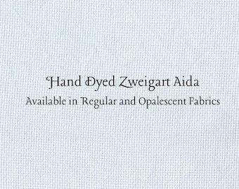 Sky Aida (Z-DDA-62) Hand Dyed Zweigart Cross Stitch Fabric