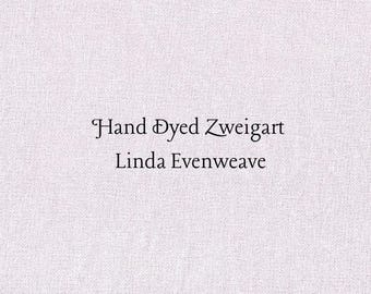 Violet Frost Linda Evenweave (LND-28) Hand Dyed Zweigart Cross Stitch Fabric